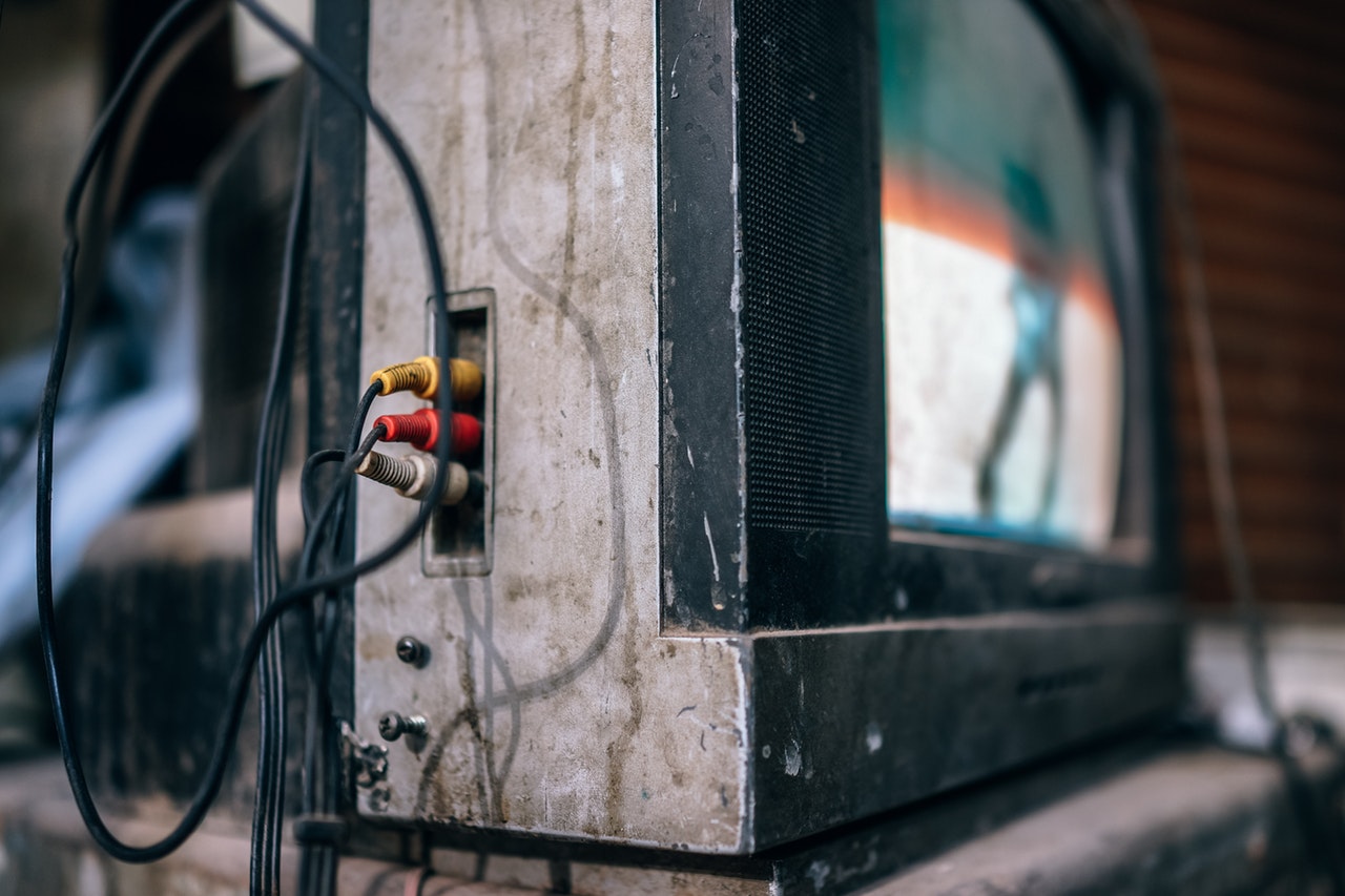 TV Removal Out With the Old In With the New Junk Removal