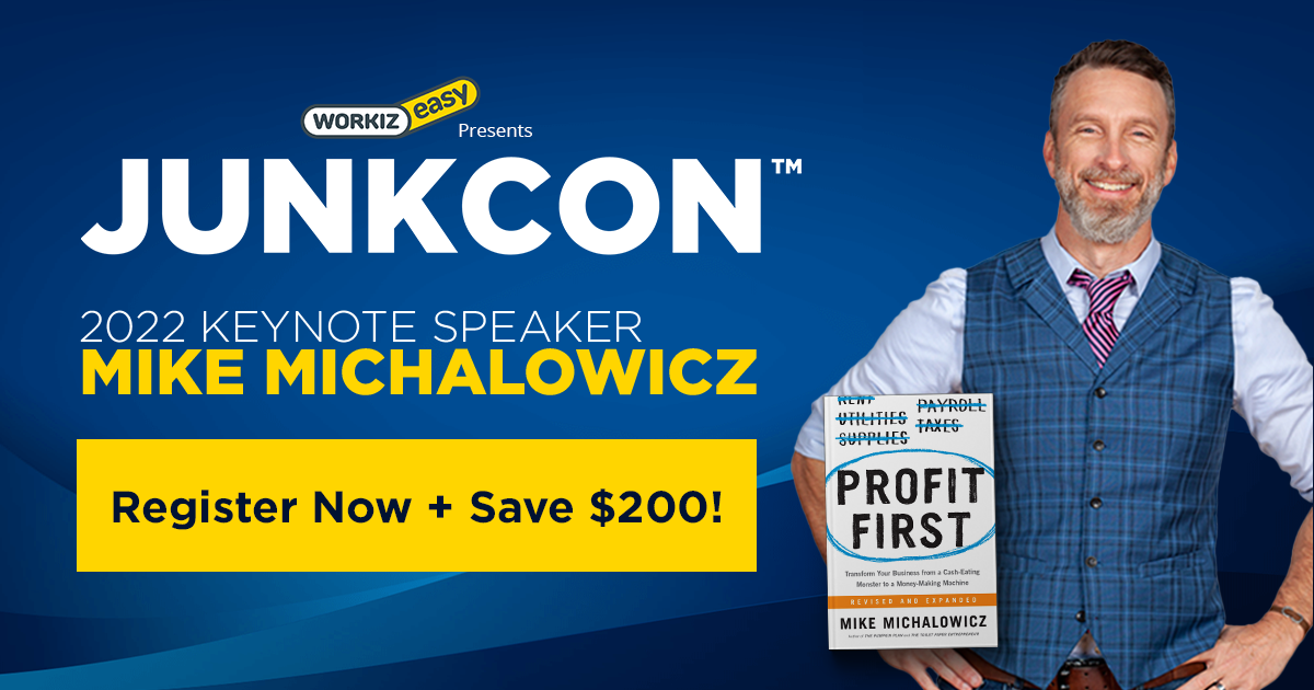 Mike Michalowicz to give keynote at JUNKCON™ conference